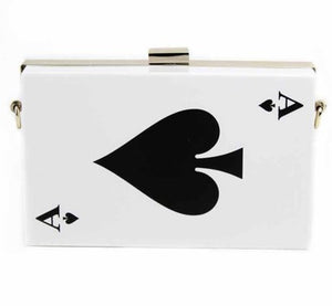 Poker Clutch Women Queen Perfume Bag