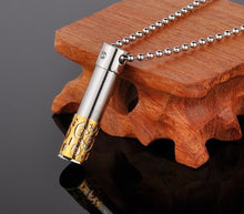 Load image into Gallery viewer, Men Necklace Stainless Steel Perfume Bottle