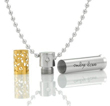 Load image into Gallery viewer, Men Necklace Stainless Steel Perfume Bottle