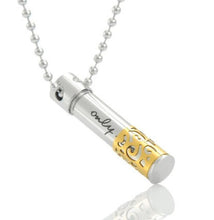 Load image into Gallery viewer, Men Necklace Stainless Steel Perfume Bottle