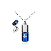 Load image into Gallery viewer, Stainless Steel Pill &amp; Perfume Bottle Necklaces